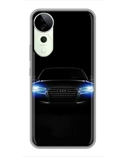 Чехол для ViVO T5e с картинкой «Audi в неоне»