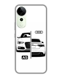 Чехол для ViVO T5e с картинкой «Audi — контрастный дизайн»