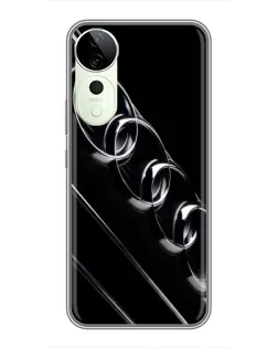 Чехол для ViVO T5e с картинкой «Audi — абстрактные кольца»