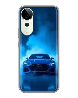 Чехол для ViVO T5e с картинкой «Audi — голубая энергия»
