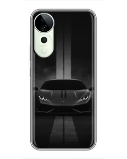 Чехол для ViVO T5e с картинкой «Lamborghini симметрия дорог»