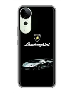 Чехол для ViVO T5e с картинкой «Логотип Lamborghini классика»