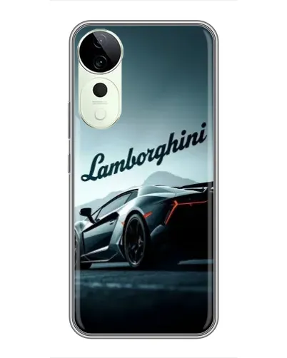 Чехол для ViVO T5e с картинкой «Классическая надпись Lamborghini»