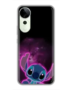 Чехол для ViVO T5e с картинкой «Неоновый Stitch»