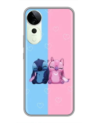 Чехол для ViVO T5e с картинкой «Stitch и Angel Love»