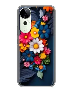 Чохол для ViVO T5e з картинкою «Квіткова феєрія» Чохол для ViVO T5e з картинкою «Квіткова феєрія»