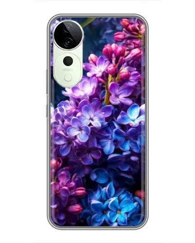 Чехол для ViVO T5e с картинкой «Сиреневый цвет»