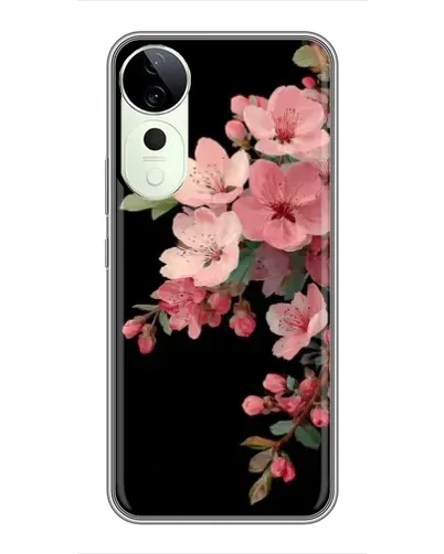 Чехол для ViVO T5e с картинкой «Розовая ветка сакуры»