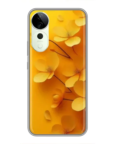 Чехол для ViVO T5e с картинкой «Золотые лепестки»