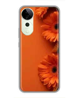 Чохол для ViVO T5e з картинкою «Помаранчеві гербери» Чохол для ViVO T5e з картинкою «Помаранчеві гербери»