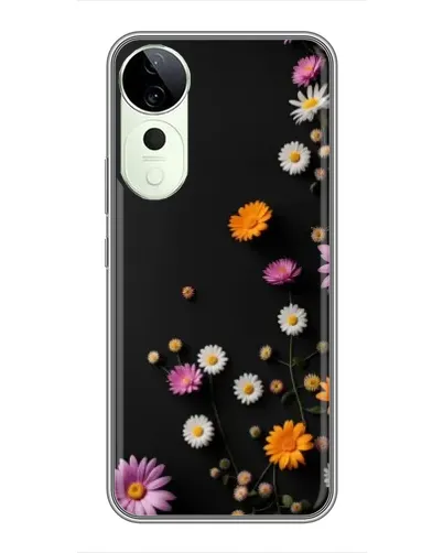 Чехол для ViVO T5e с картинкой «Цветочная композиция»