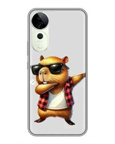 Чехол для ViVO T5e с картинкой «Капибара рэпер даб»