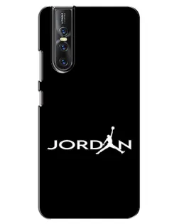 Чехол для Vivo V15 Pro с картинкой «Jordan White Logo»