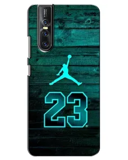 Чехол для Vivo V15 Pro с картинкой «Jordan Cyan 23»