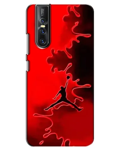 Чехол для Vivo V15 Pro с картинкой «Jordan Red Smoke»