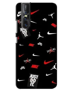 Чехол для Vivo V15 Pro с картинкой «Nike Mix Pattern»