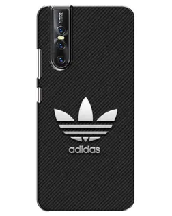 Чехол для Vivo V15 Pro с картинкой «Adidas Карбоновая текстура»