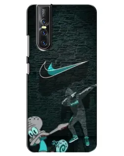 Чехол для Vivo V15 Pro с картинкой «Спортивный арт Nike»