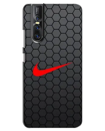 Чехол для Vivo V15 Pro с картинкой «Nike — карбоновая сетка»