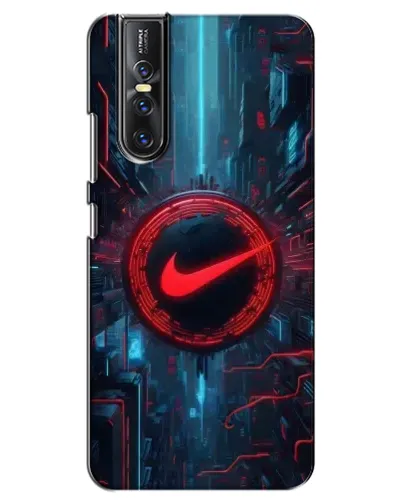 Чехол для Vivo V15 Pro с картинкой «Техногенный стиль Nike»