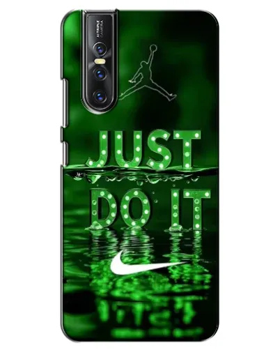 Чехол для Vivo V15 Pro с картинкой «Зеленый неоновый Nike»