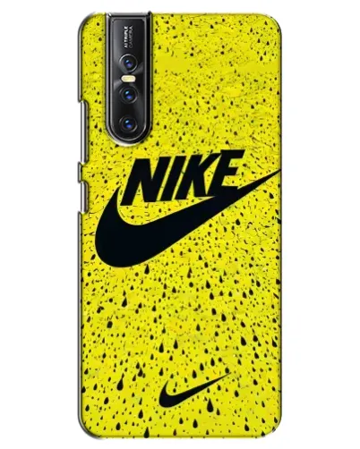 Чехол для Vivo V15 Pro с картинкой «Желтый текстурный Nike»