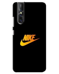 Чехол для Vivo V15 Pro с картинкой «Золотой логотип Nike»