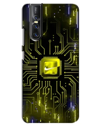 Чехол для Vivo V15 Pro с картинкой «Nike — золотая искра»