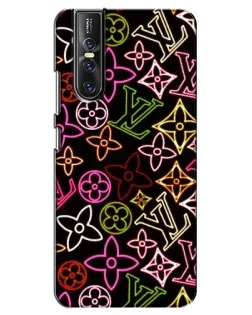 Чехол для Vivo V15 Pro с картинкой «Неоновый микс Nike»