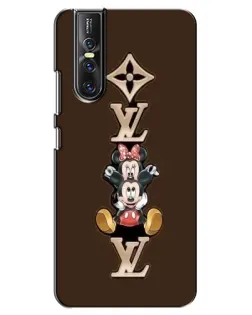 Чехол для Vivo V15 Pro с картинкой «LV и Микки Маус»