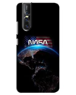 Чехол для Vivo V15 Pro с картинкой «Земля из космоса NASA»