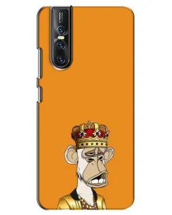 Чехол для Vivo V15 Pro с картинкой «Золотая обезьяна Bored Ape»