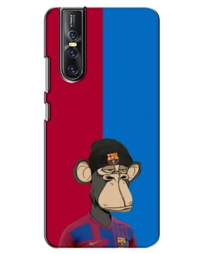 Чехол для Vivo V15 Pro с картинкой «Bored Ape — фанат Барсы»