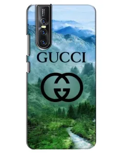 Чехол для Vivo V15 Pro с картинкой «Gucci — горный пейзаж»