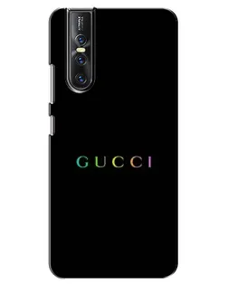Чехол для Vivo V15 Pro с картинкой «Gucci — неоновый минимализм»