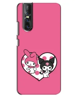 Чехол для Vivo V15 Pro с картинкой «Kuromi и My Melody» Чехол для Vivo V15 Pro с картинкой «Kuromi и My Melody»