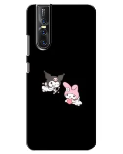 Чехол для Vivo V15 Pro с картинкой «My Melody и Kuromi» Чехол для Vivo V15 Pro с картинкой «My Melody и Kuromi»