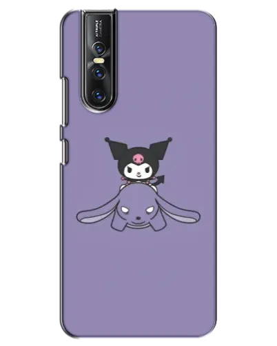 Чехол для Vivo V15 Pro с картинкой «Kuromi на лиловом фоне» Чехол для Vivo V15 Pro с картинкой «Kuromi на лиловом фоне»