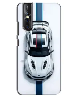Чехол для Vivo V15 Pro с картинкой «Вид сверху — BMW M»
