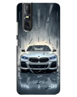 Чехол для Vivo V15 Pro с картинкой «BMW в свете фар»
