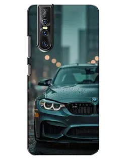 Чехол для Vivo V15 Pro с картинкой «BMW в огнях города»