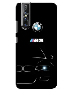 Чехол для Vivo V15 Pro с картинкой «Минималистичный принт BMW M3»