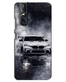 Чехол для Vivo V15 Pro с картинкой «BMW сквозь туман»