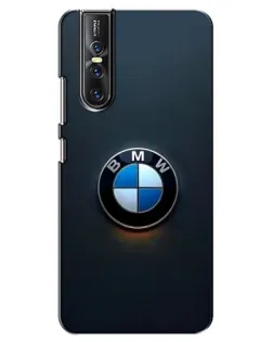 Чехол для Vivo V15 Pro с картинкой «Логотип BMW — минимализм»