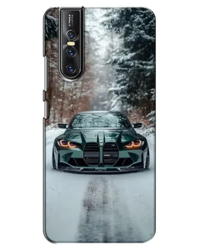 Чехол для Vivo V15 Pro с картинкой «BMW в зимнем лесу» Чехол для Vivo V15 Pro с картинкой «BMW в зимнем лесу»