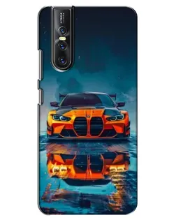 Чехол для Vivo V15 Pro с картинкой «BMW — золотая эмблема»