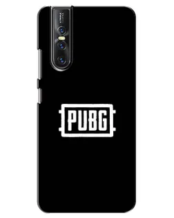 Чехол для Vivo V15 Pro с картинкой «Лого BMW — металлический блеск»
