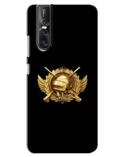 Чехол для Vivo V15 Pro с картинкой «PUBG — оранжевый градиент»
