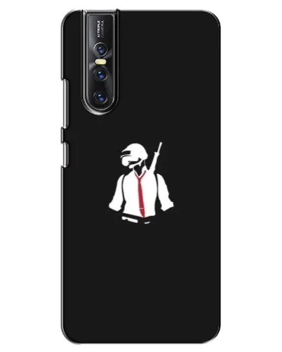 Чехол для Vivo V15 Pro с картинкой «PUBG — силуэт воина» Чехол для Vivo V15 Pro с картинкой «PUBG — силуэт воина»