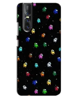 Чехол для Vivo V15 Pro с картинкой «Экипаж Among Us»